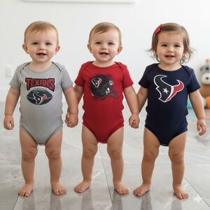 3 Piece Creeper Set - NFL - TEXANS - Football - NWT